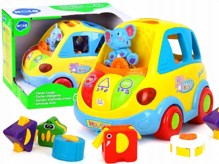 

Autko Smart Bus z rozkładanymi klockami ZA0017