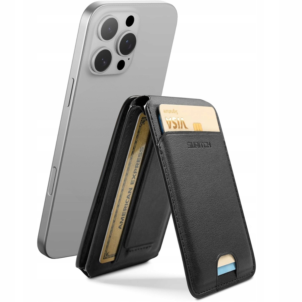 Peněženka na karty Suritch pro MagSafe, lokátor, Gps, Find My, stojánek