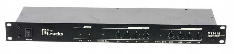 Rozbočovač audio signálu Xlr 2:4 1:1 the t.racks DS2418