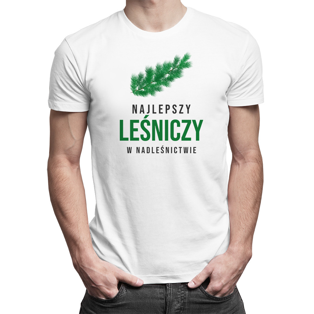 

Najlepszy leśniczy - męska koszulka dla leśniczego