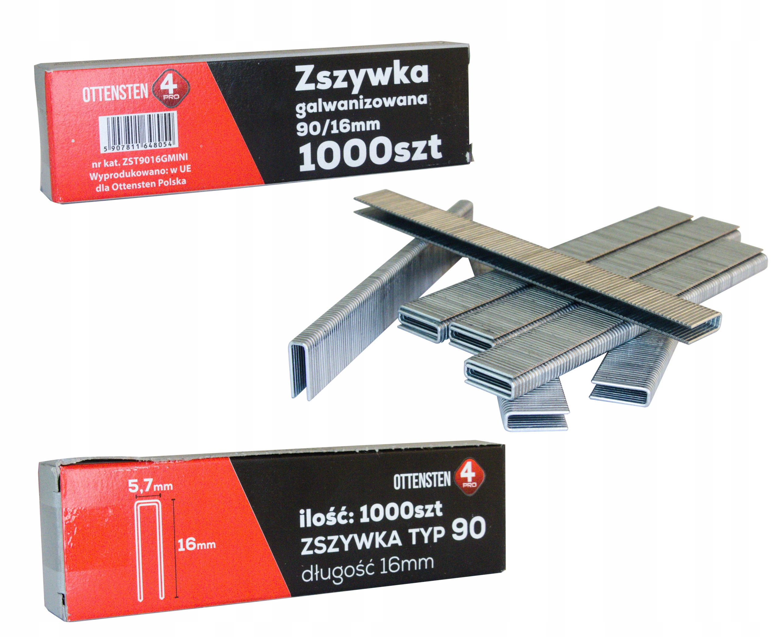 

Zszywki Stolarski 90/16 Minibox Ottensten