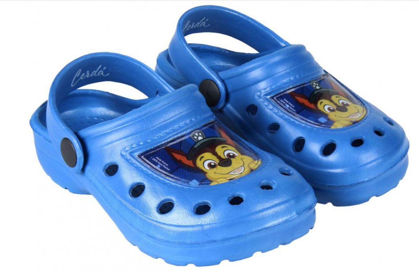 

Psi patrol klapki crocs kroksy Chase niebieskie