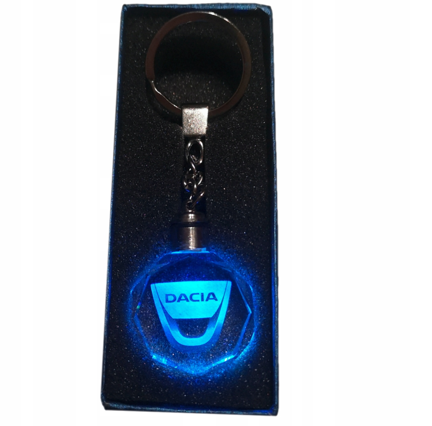 

Brelok 3D Led Szkło Kolorowy Dla Dacia Kryształ