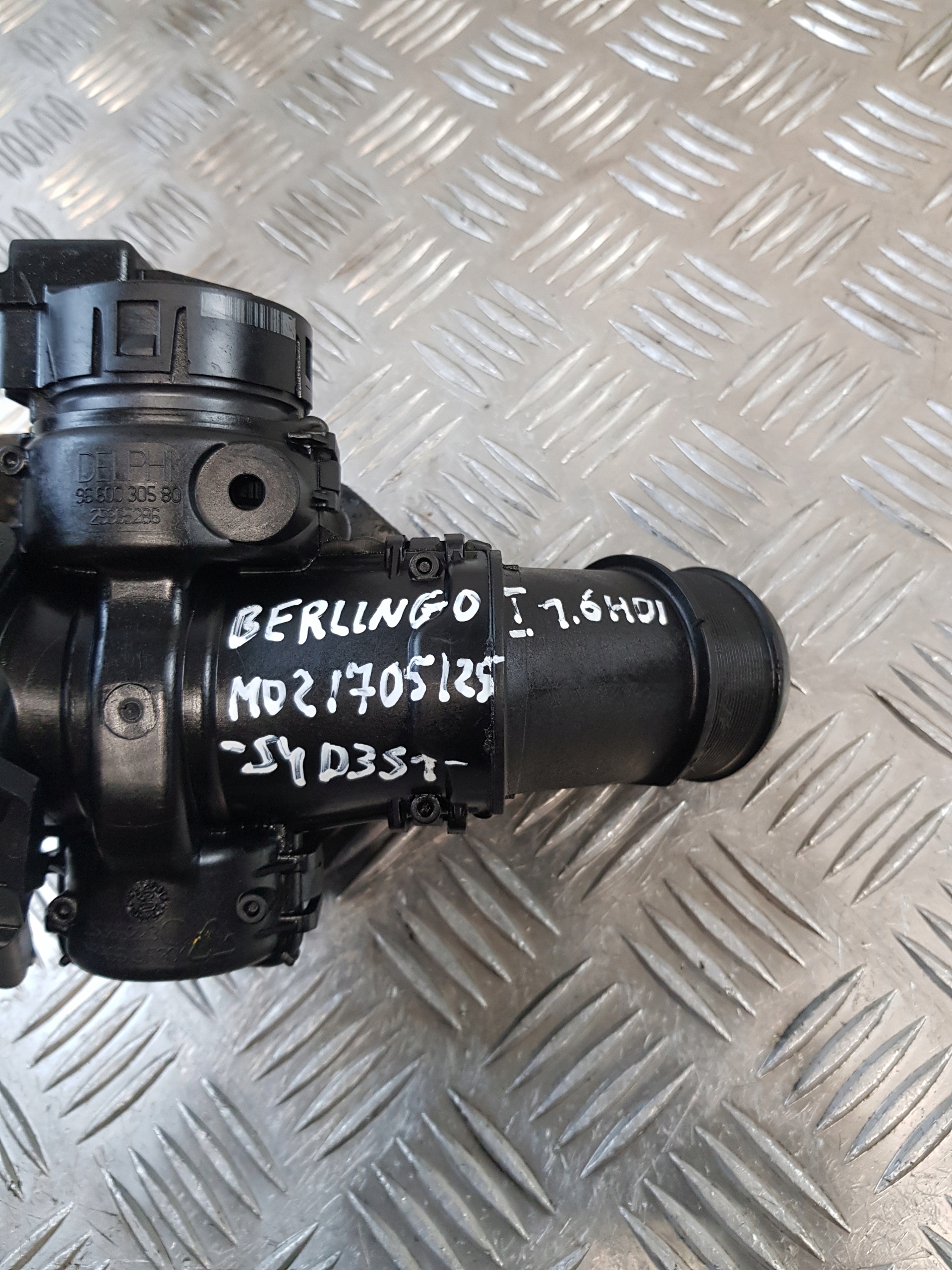 Valvola a farfalla OE 9660030580 CITROEN BERLINGO e 1.6HDI