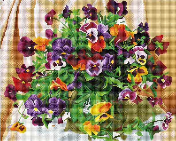 Diamantová mozaika na kroně 40x50 Ipicasso-pl