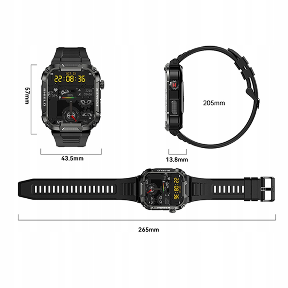 ZEGAREK SMARTWATCH MK66 DAMSKI MESKI SMARTLOCZ ZEGAREK SPORTOWY Marka Inna