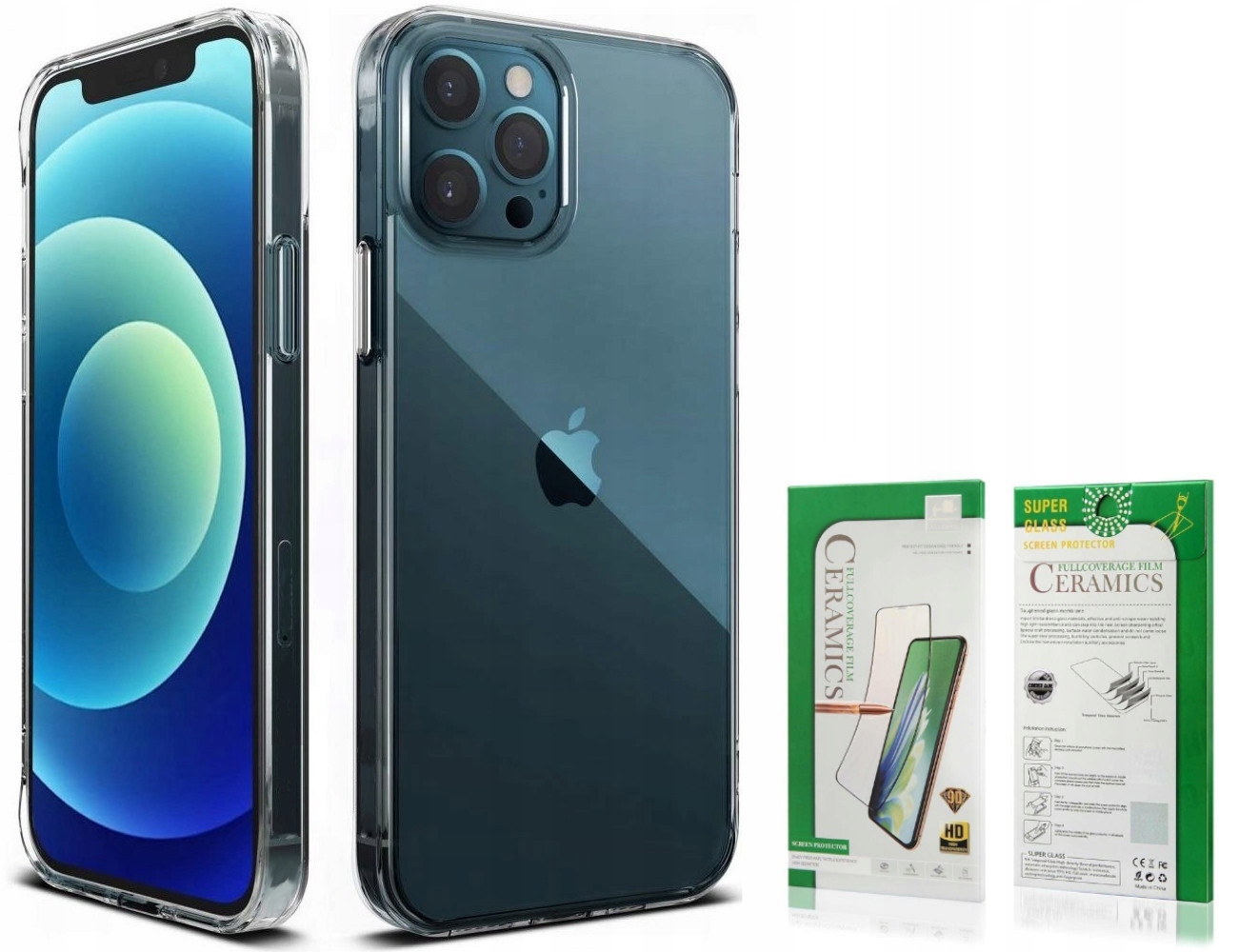 

Armor Slim etui do Iphone 12 / 12 Pro +szkło 9D