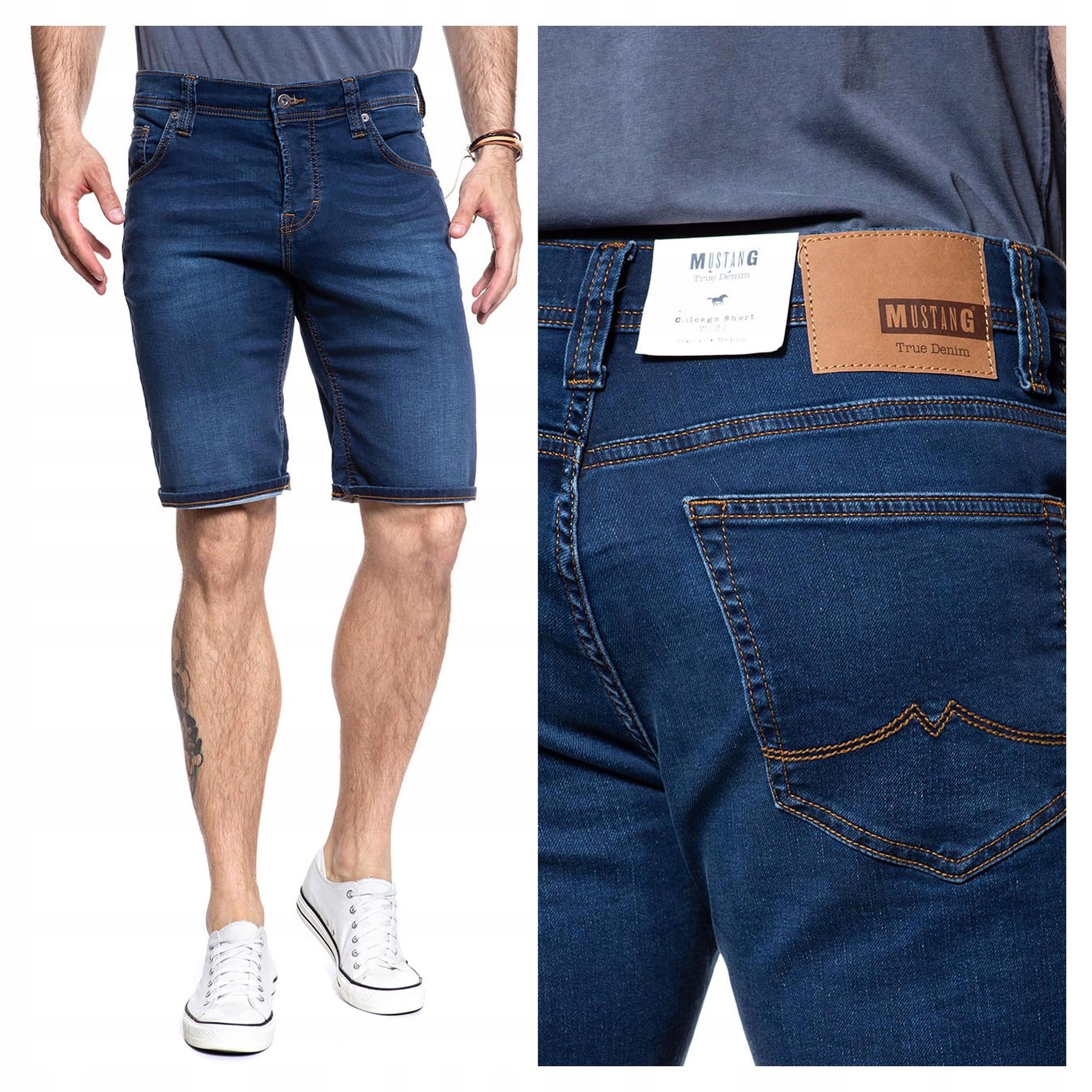 Pánské džínové kraťasy Mustang Chicago Short W38