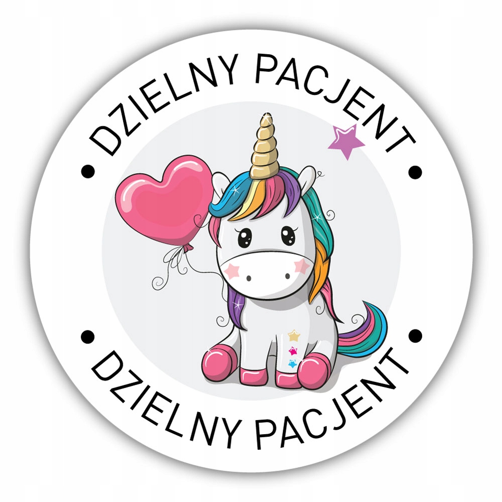 Dzielny pacjent, naklejki: 12szt. unicorn 1 8475773766 - Allegro.pl