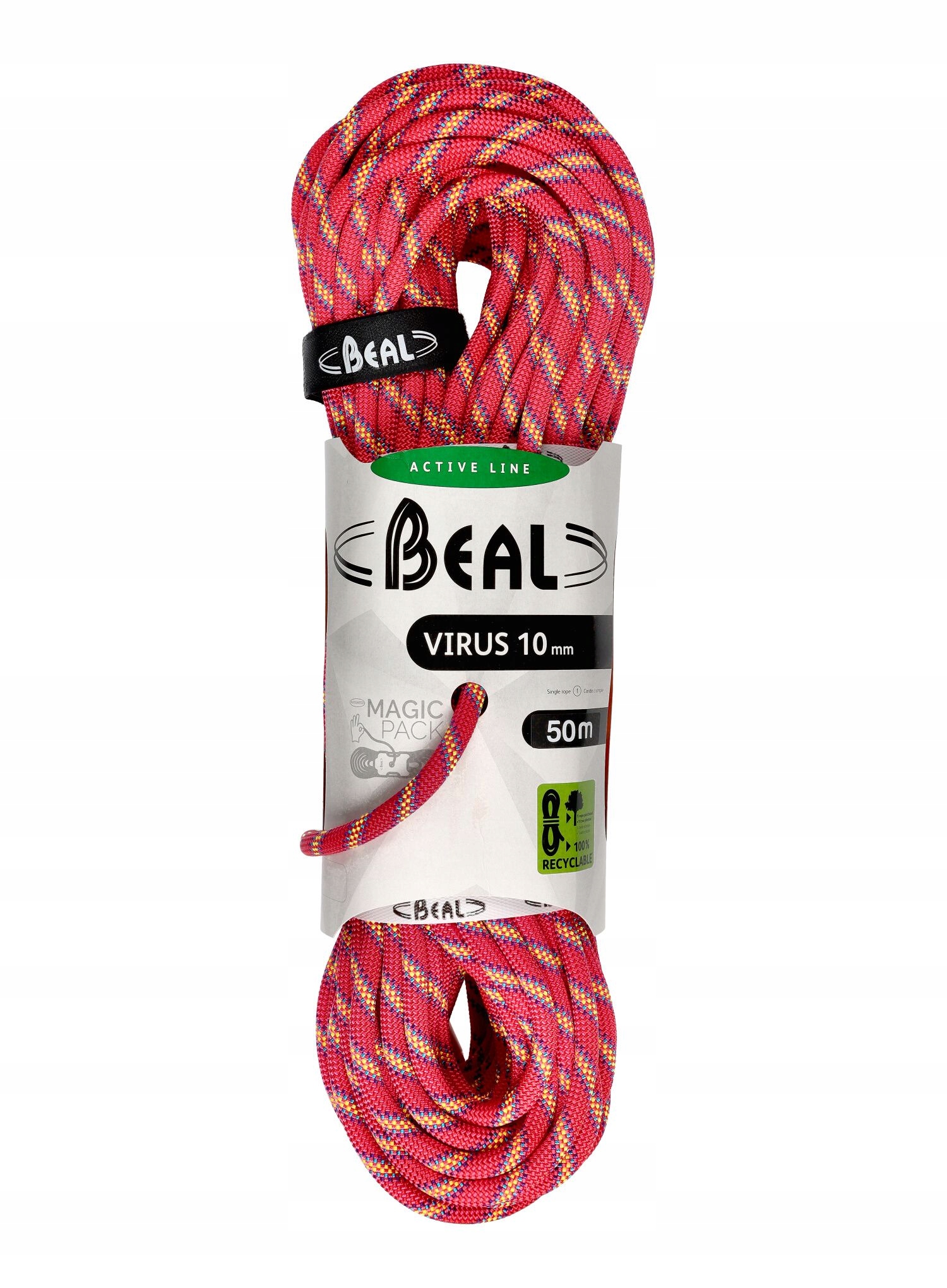 Lezecké lano Beal Virus 10 mm 50 m pink