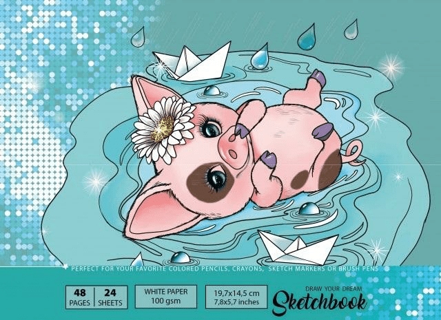 Szkicownik 197x145/48K 100g Tw Fresh