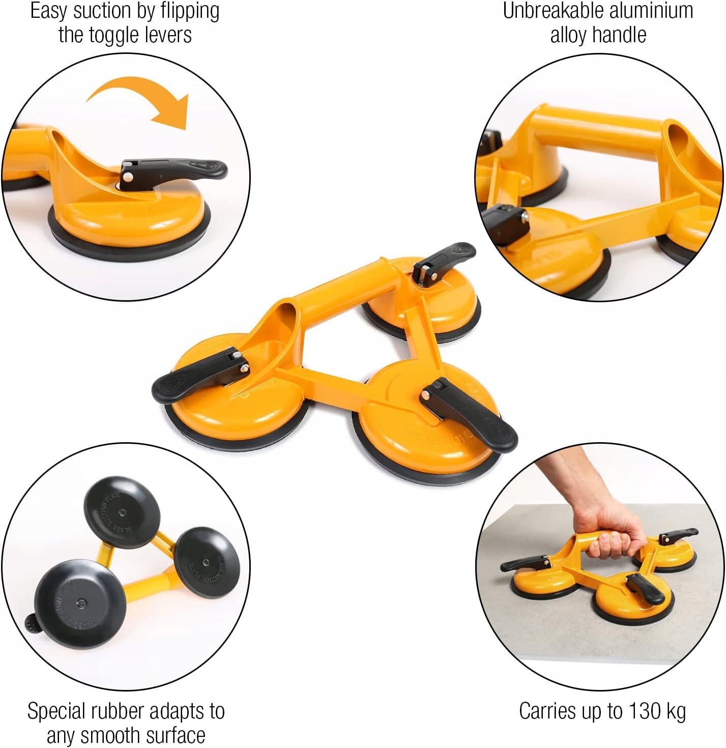 POTRÓJNA PRZYSSAWKA DO SZYB 2sztk. amazy OPIS Kod producenta 5904183600901