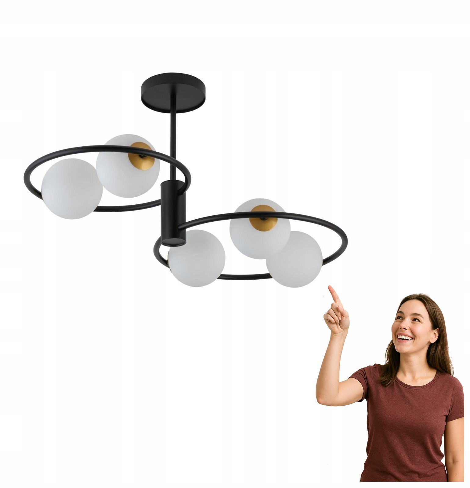 Stropná lampa Aqua 5 33468 Sigma Lighting