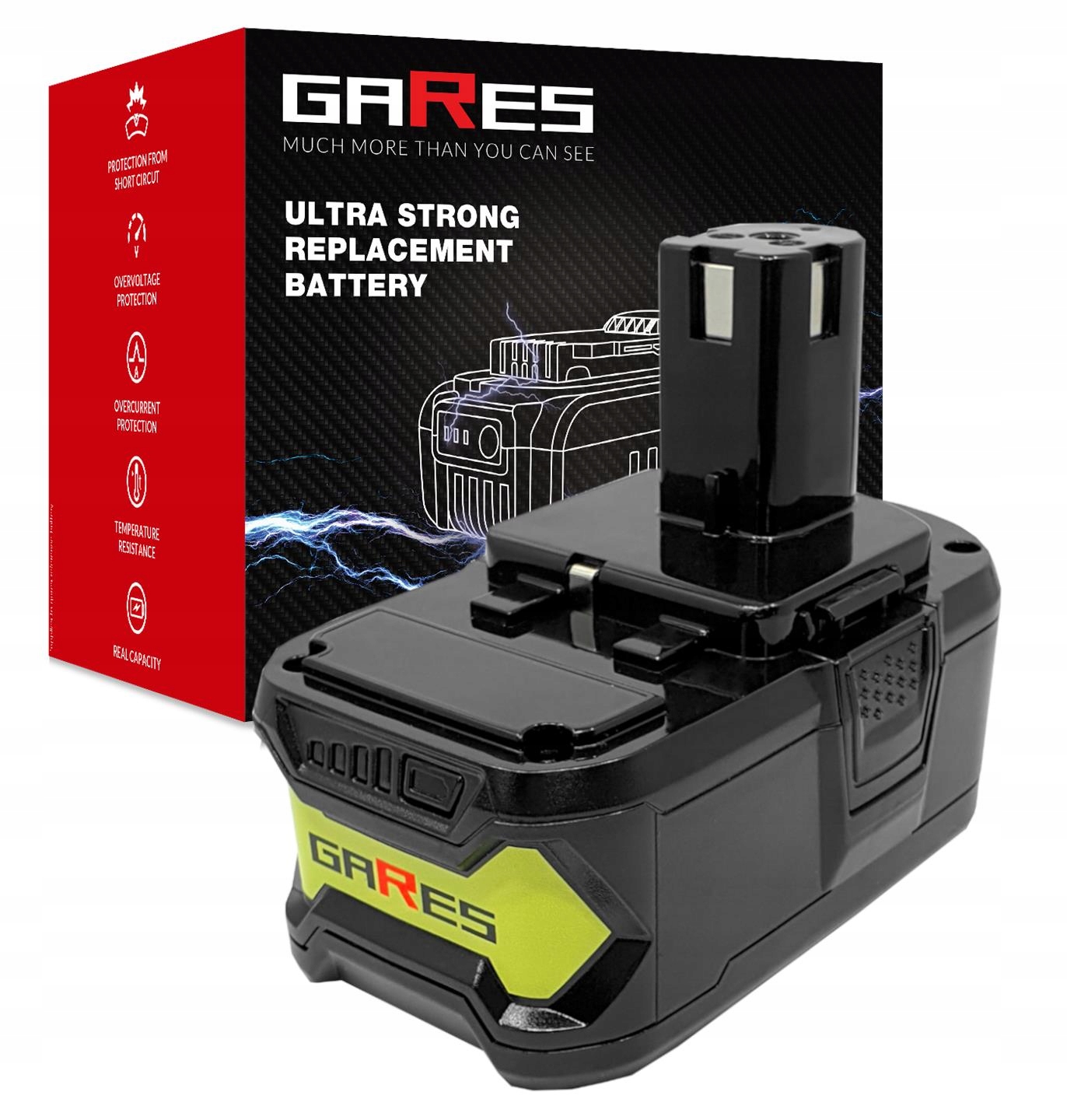 Baterie Akumulátor pro Ryobi R18AD System One+ RB1840X R18ST 18V 5Ah