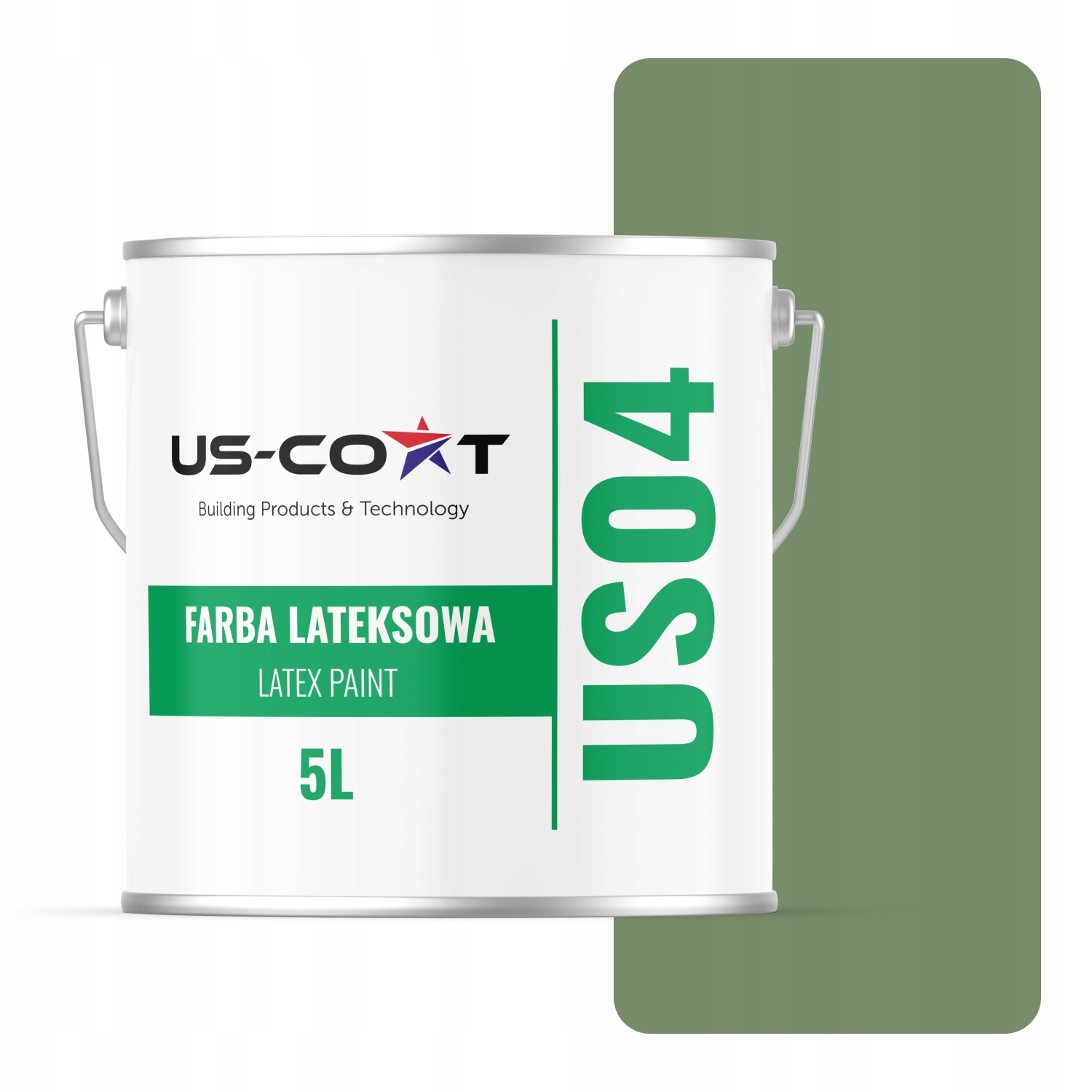 Barva Tmavě Zelená H2123 5L Hluboká Matná Na Stěny Stropů