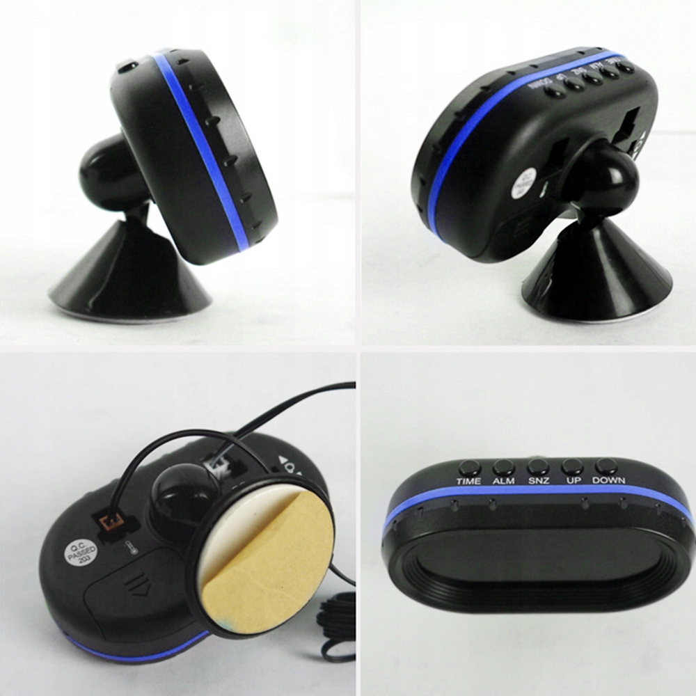 Termometr samochodowy 3w1 Woltomierz,Zegar Marka Inna