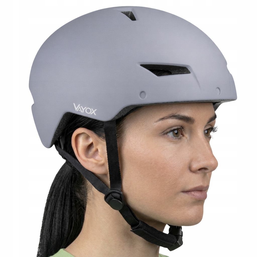 Cyklistická Přilba Na Dámské Koloběžky Pánská Nastavitelná 55-58 cm Led Lampa Vayox