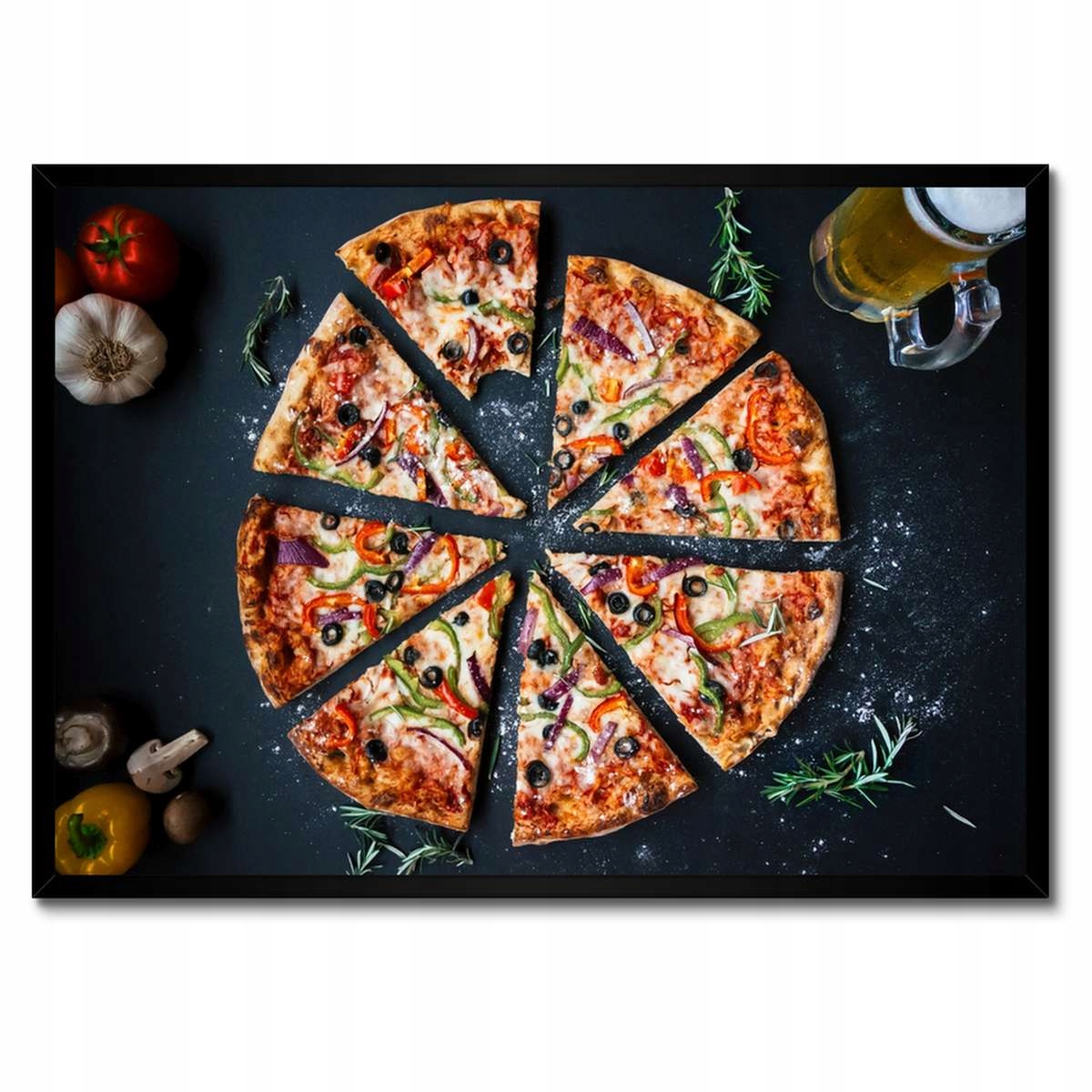 Plakáty v rámu 70x50 Lahodná pizza