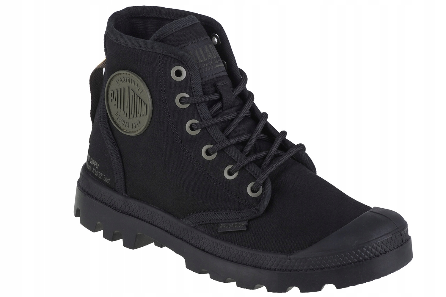 Palladium Pampa Hi Htg Supply [44] Boty Tenisky Unisex Látka Černá