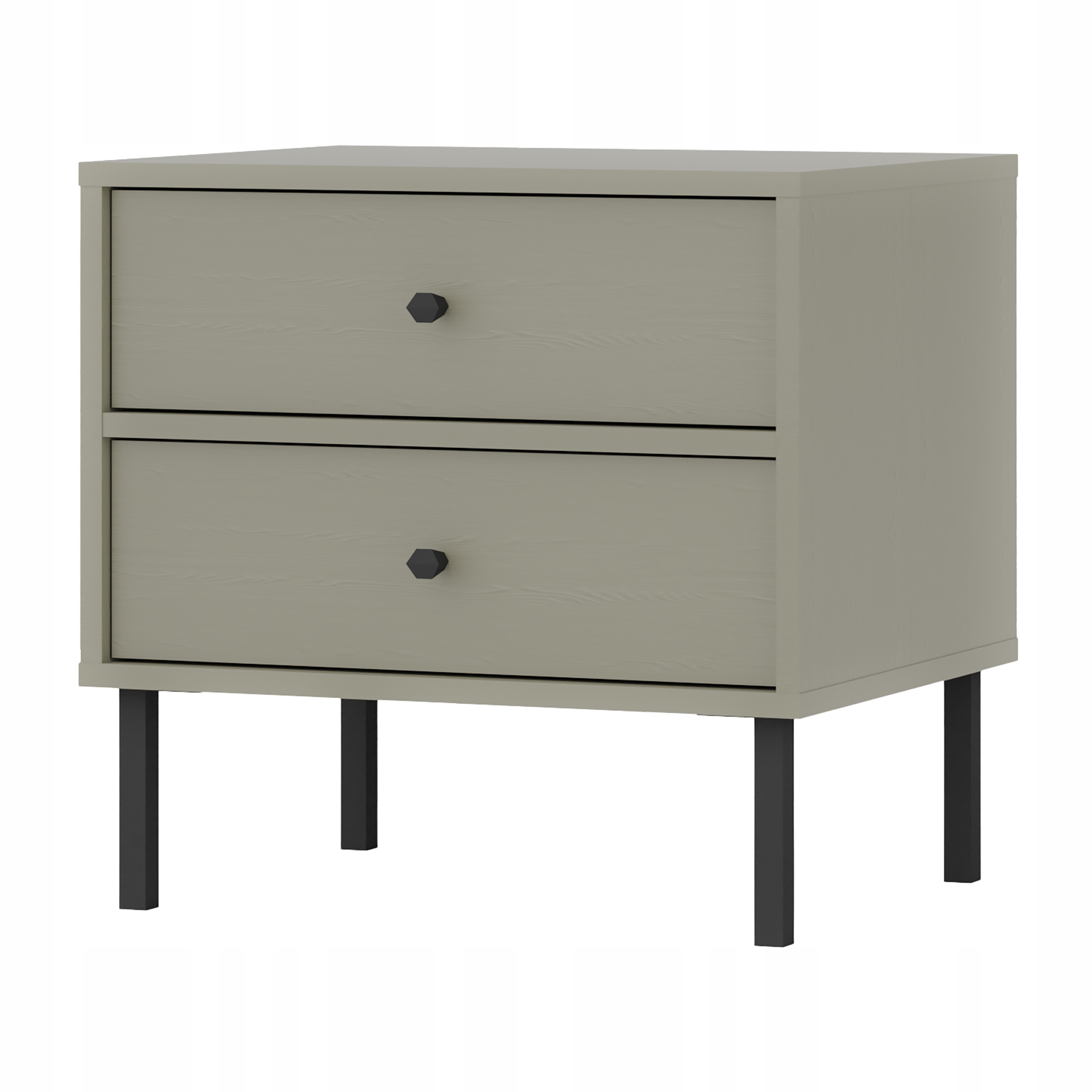 Noční Stolek Torino 51,8 cm Zásuvky Noční stolek do ložnice Eucaliptus