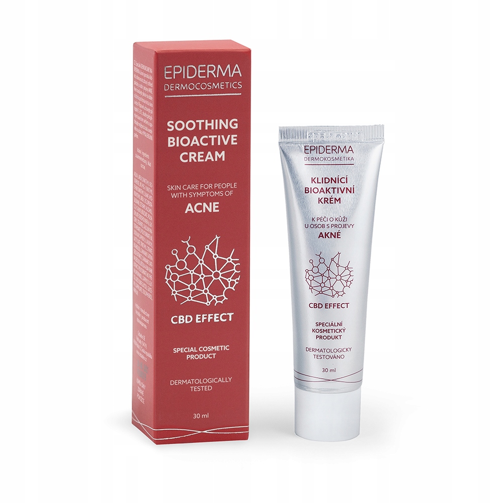 Epiderma Klidnící bioaktivní krém na akné 30 ml