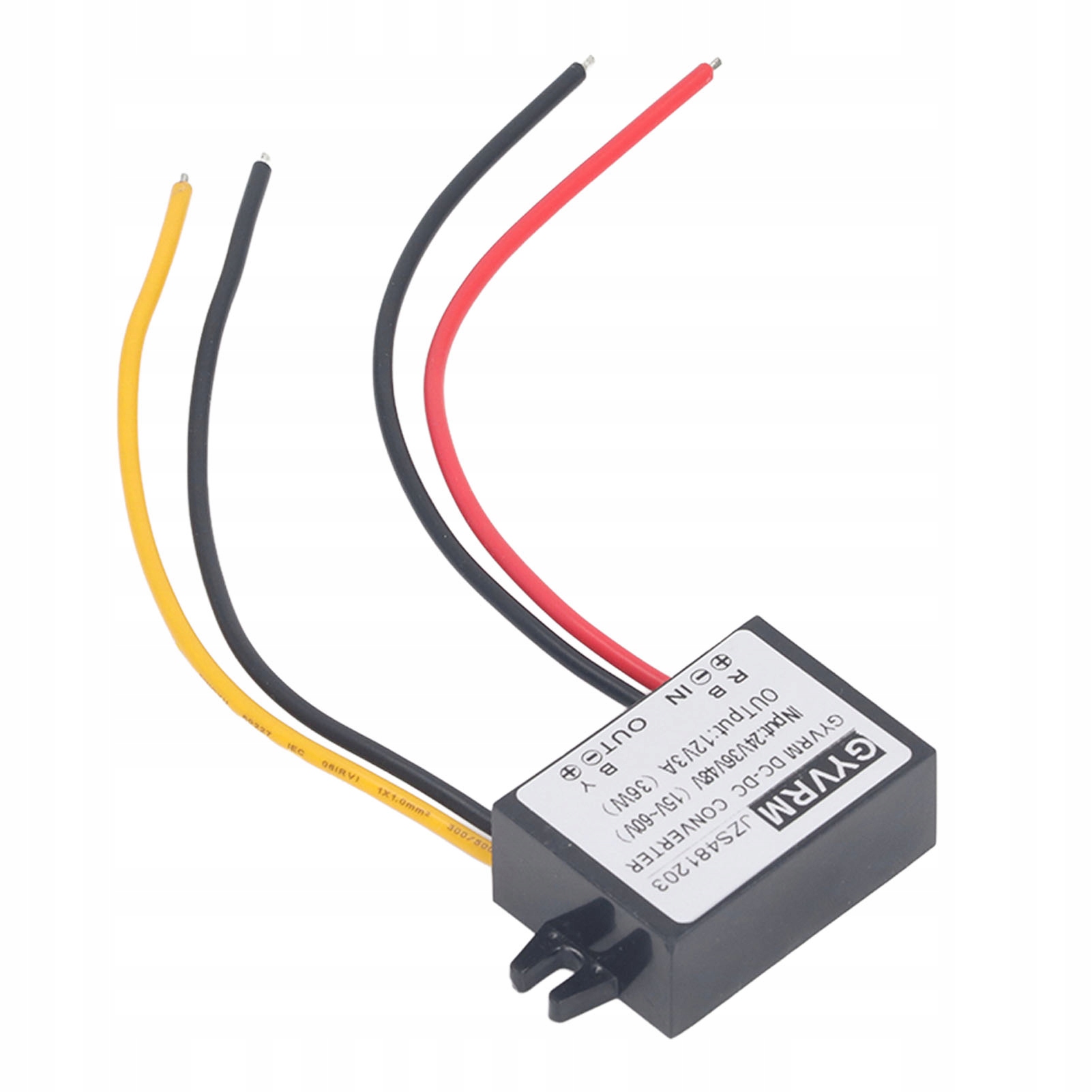 Водонепроницаемый стабилизатор напряжения DC-DC 24V36V48V на 12V 36W 3A