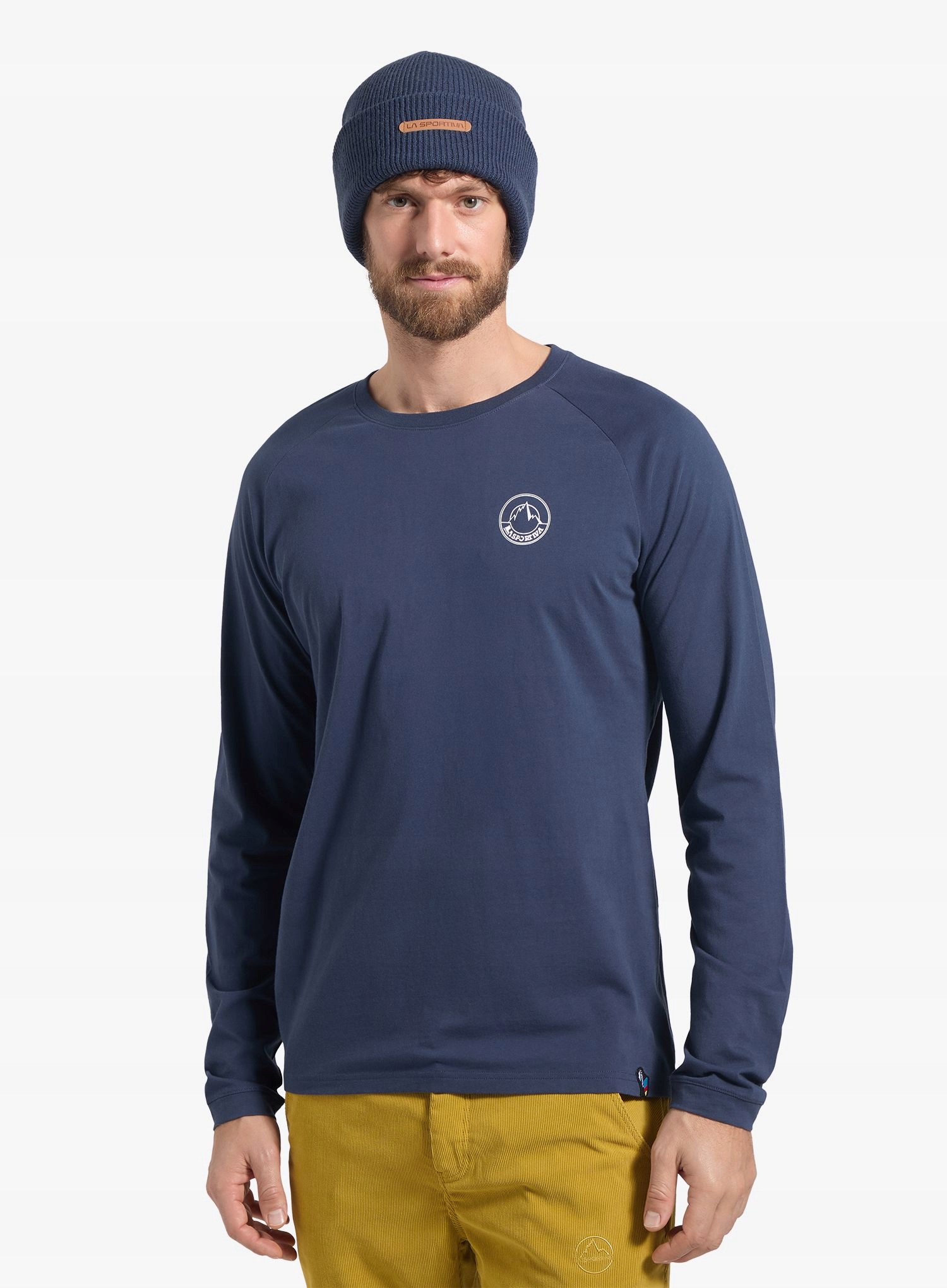 Bluza bez kaptura La Sportiva Circle Logo Longsleeve night sky/cypress S