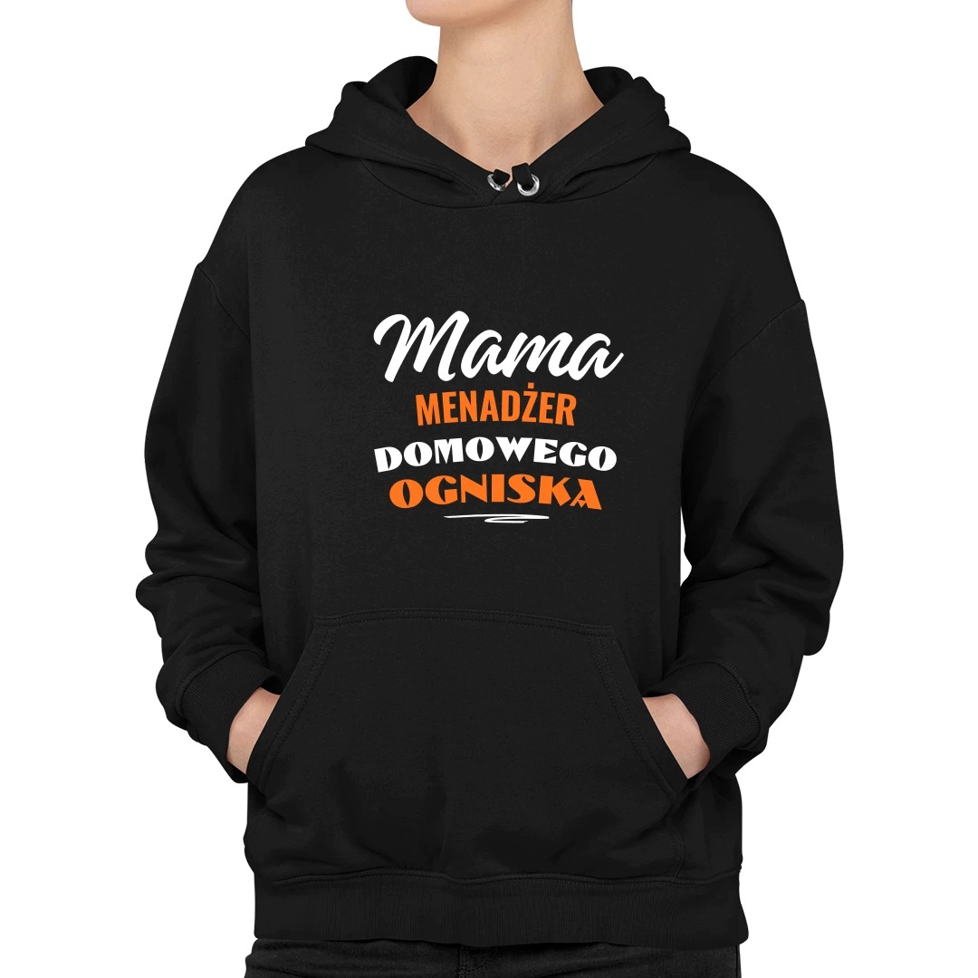 Maminka – manažer domácího táboráku mikina dárek pro maminku XXL