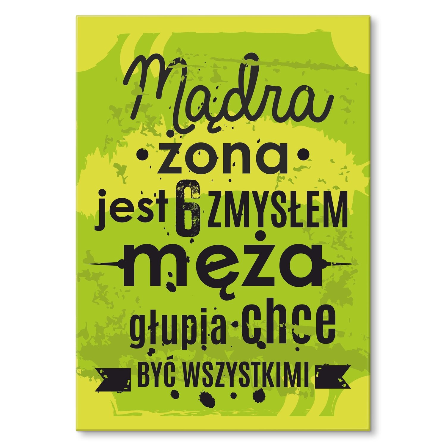 Kovový plakát 6 smyslů pro manžela Dárek 22 x 31 cm