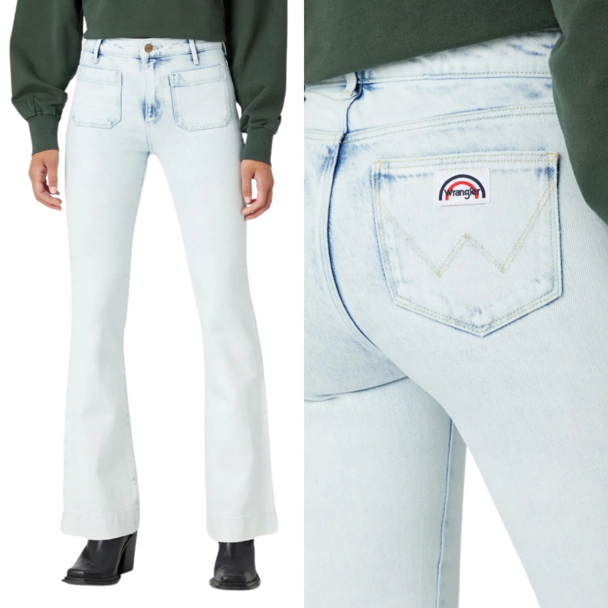 Wrangler kalhoty High Waist Flare_ W25 L32