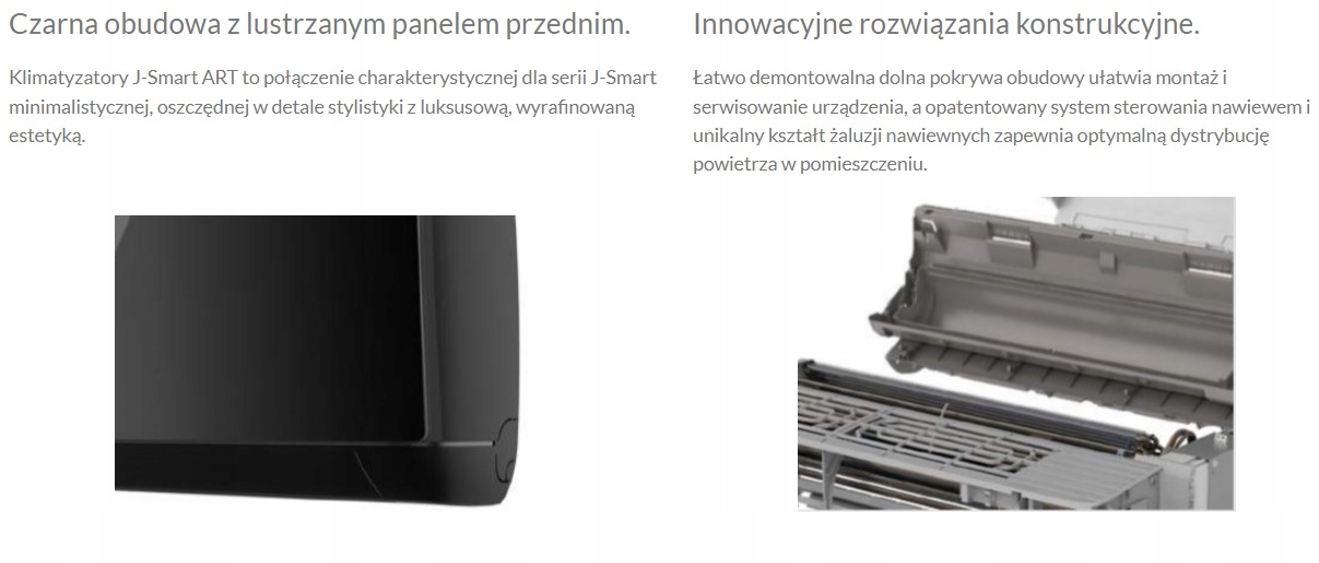 Klimatyzator AUX J-Smart ART 5.4kw R32 A++ Wi-Fi Rodzaj ścienny