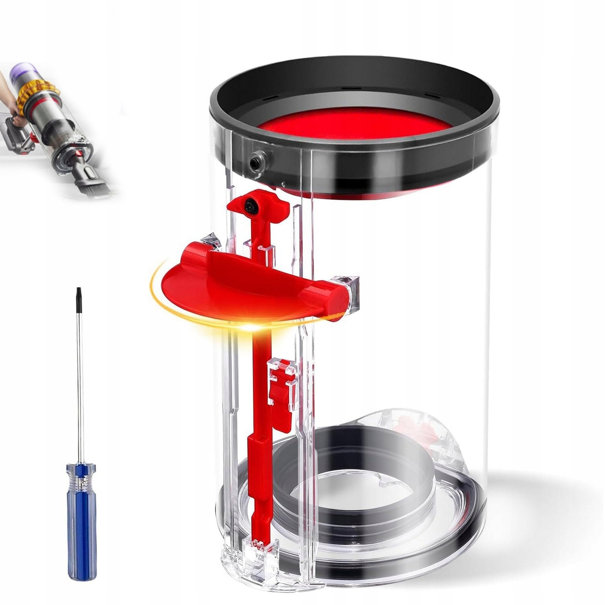 Pojemnik Na Kurz Do Dyson V11 V15, Części Zamienne Akcesoria Do Odkurzacza