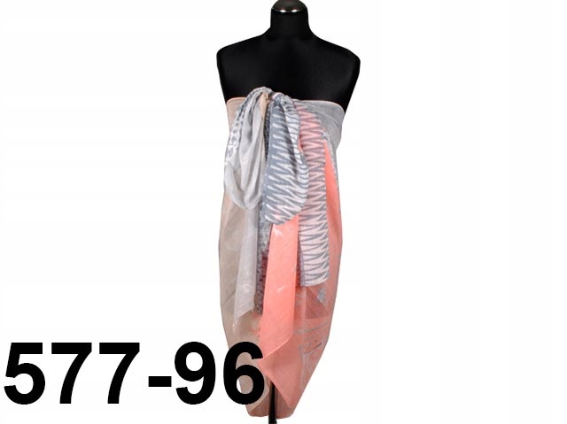CHUSTA PLAŻOWA PRZEWIEWNE PAREO WZORY LATO 577-96