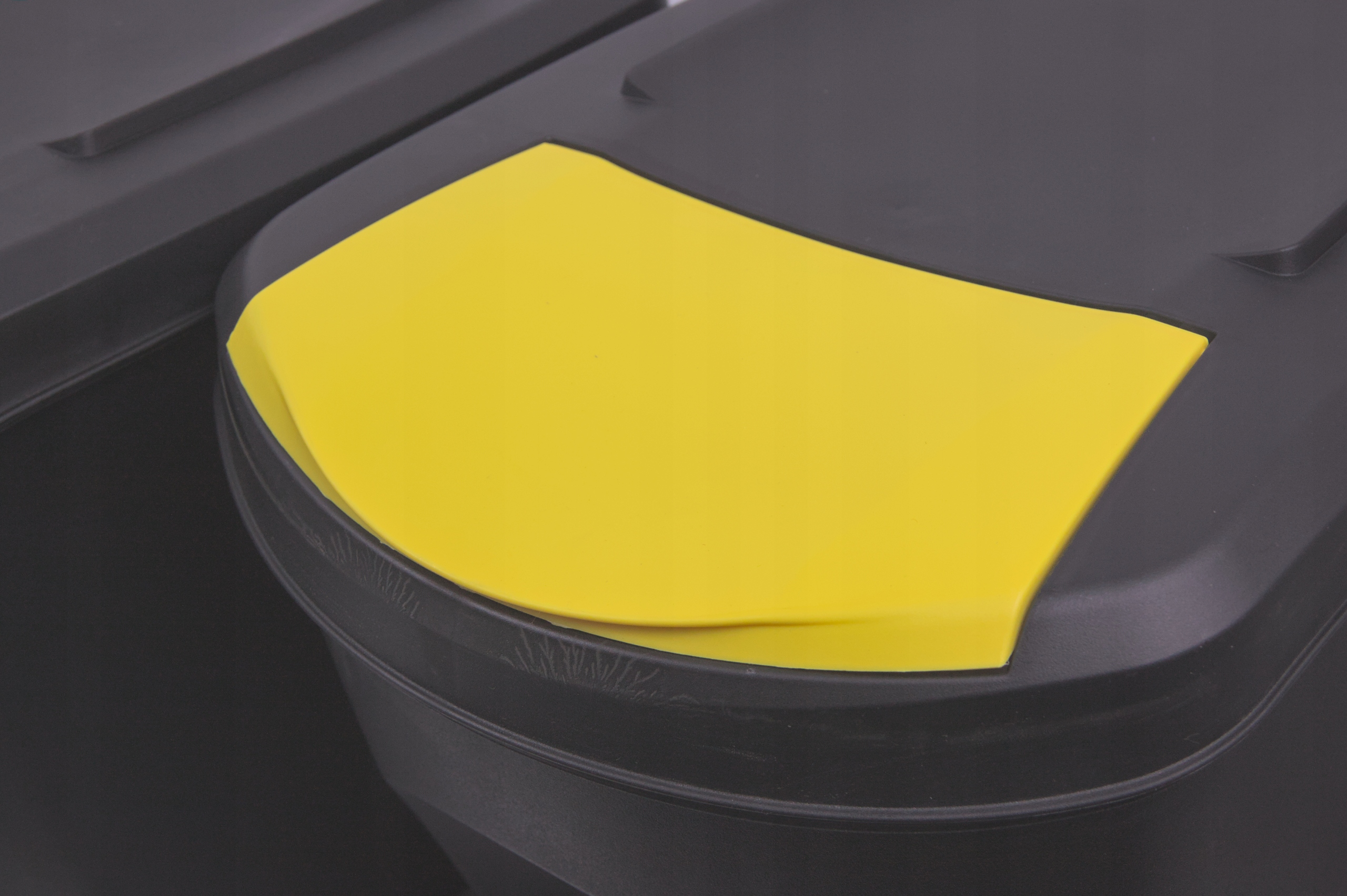 Levně Sada Košů Na Tříděný Odpad 4X25 L Černá, Nádoby Na Odpadky S Klapkou