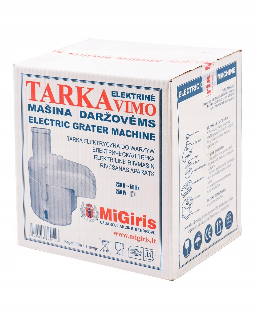 TARKA DO ZIEMNIAKÓW TARCIA MASZYNKA CIORKA MIGIRIS Moc 250 W