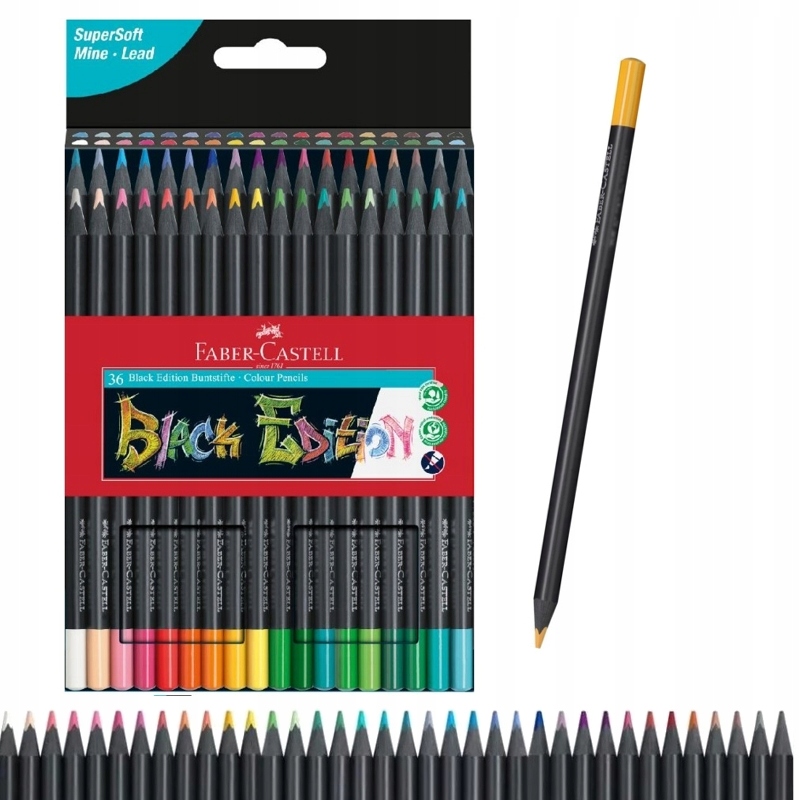 Pastelky Faber-castell Black Edition 36 kol