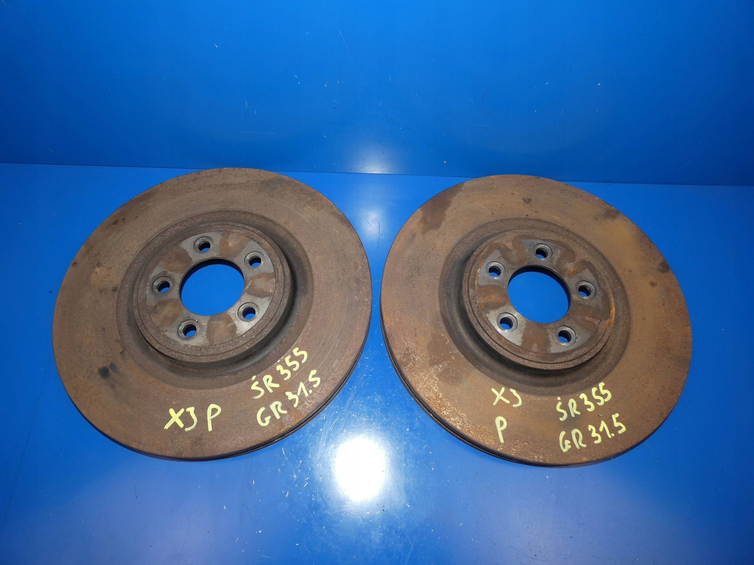 JAGUAR XJ X351 discs brake front front SR:355 KOMPLET