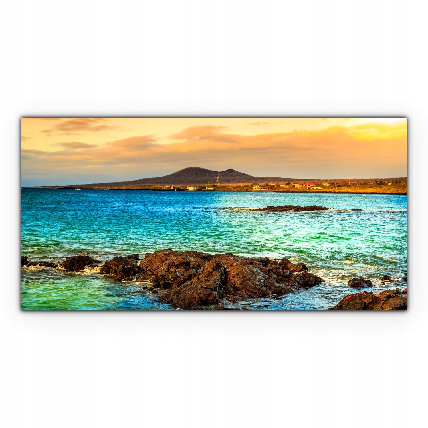 

Obraz płótno canvas 140x70 Krajobraz Wyspa Morze