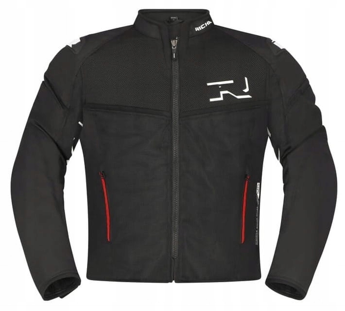 Richa Stradale Mesh Čierna Pánska Textilná Motocyklová Bunda Čierna