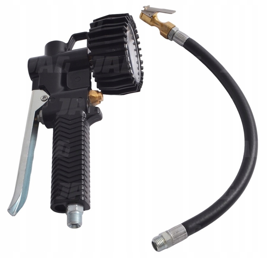 Pistole na pumpování kol s analogovým manometrem Groz