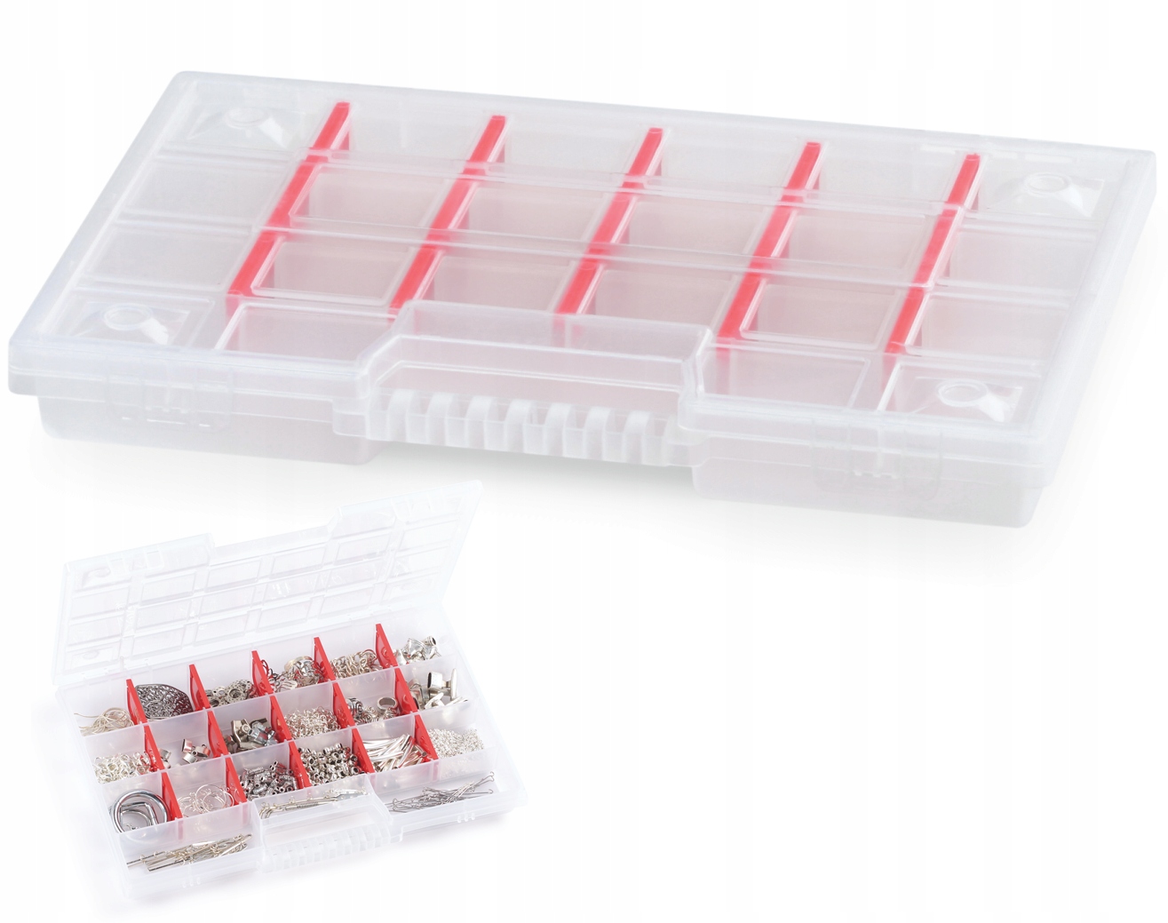 

Organizer zamknięty Narzędziowy kufer 290x195x35mm