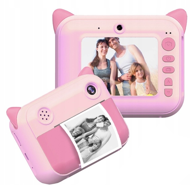 Цифровая камера принтер розовый + ручка 3d 2в1 код производителя 5904044911450