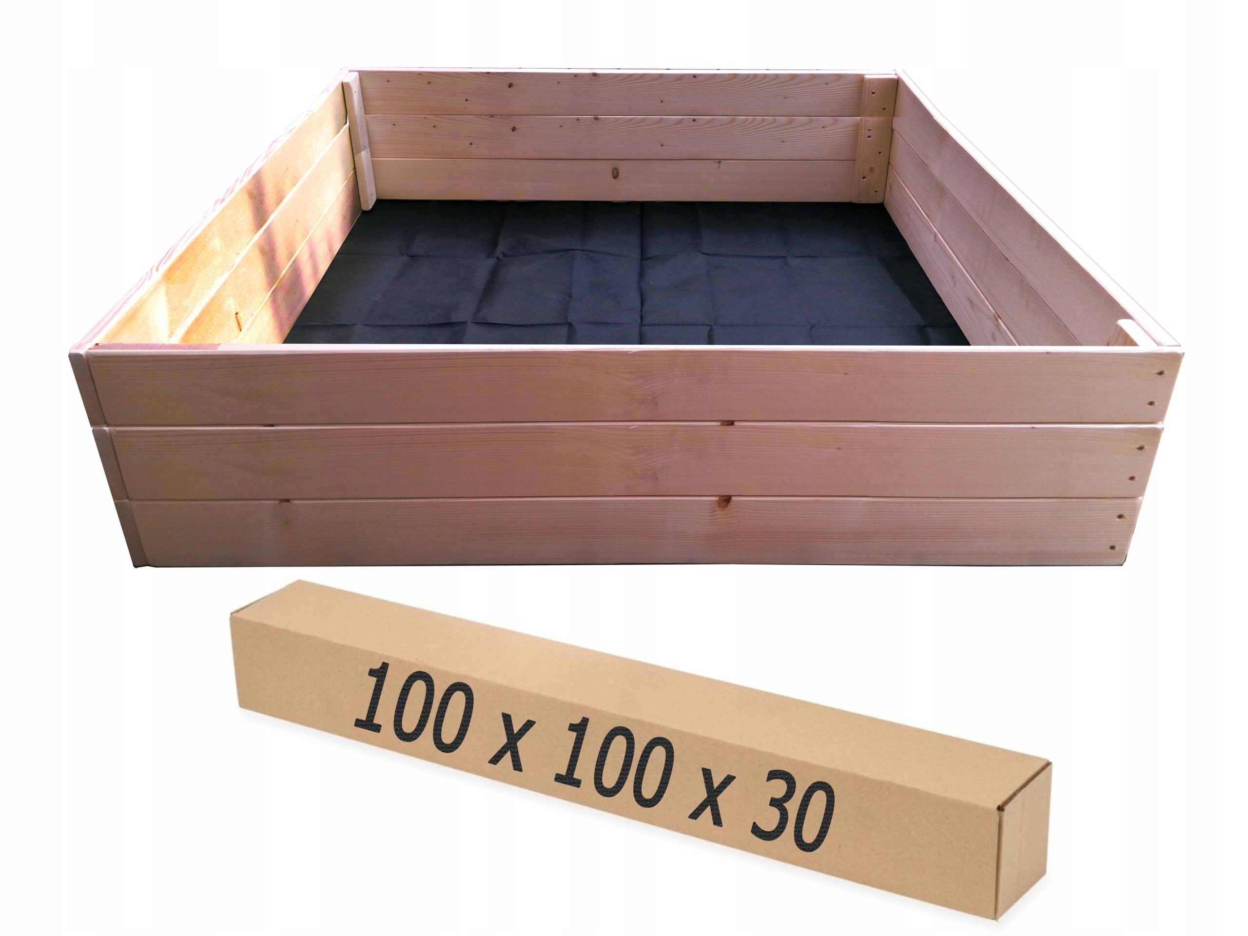 WARZYWNIAK ZIELNIK INSPEKT 100x100, WYSOKOŚĆ 30 cm