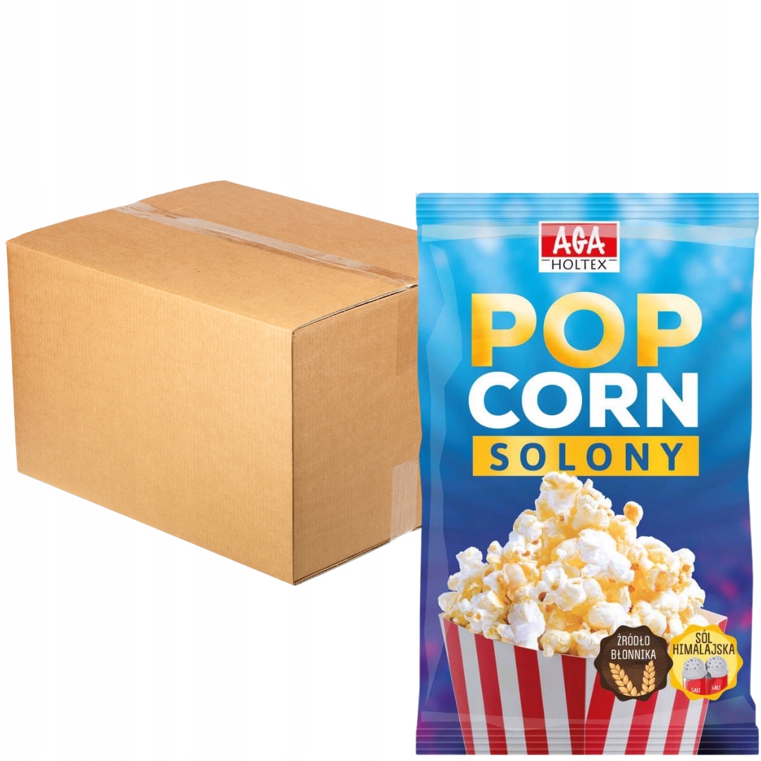 Levně Aga Holtex Solený popcorn 90 g x 18 kusů