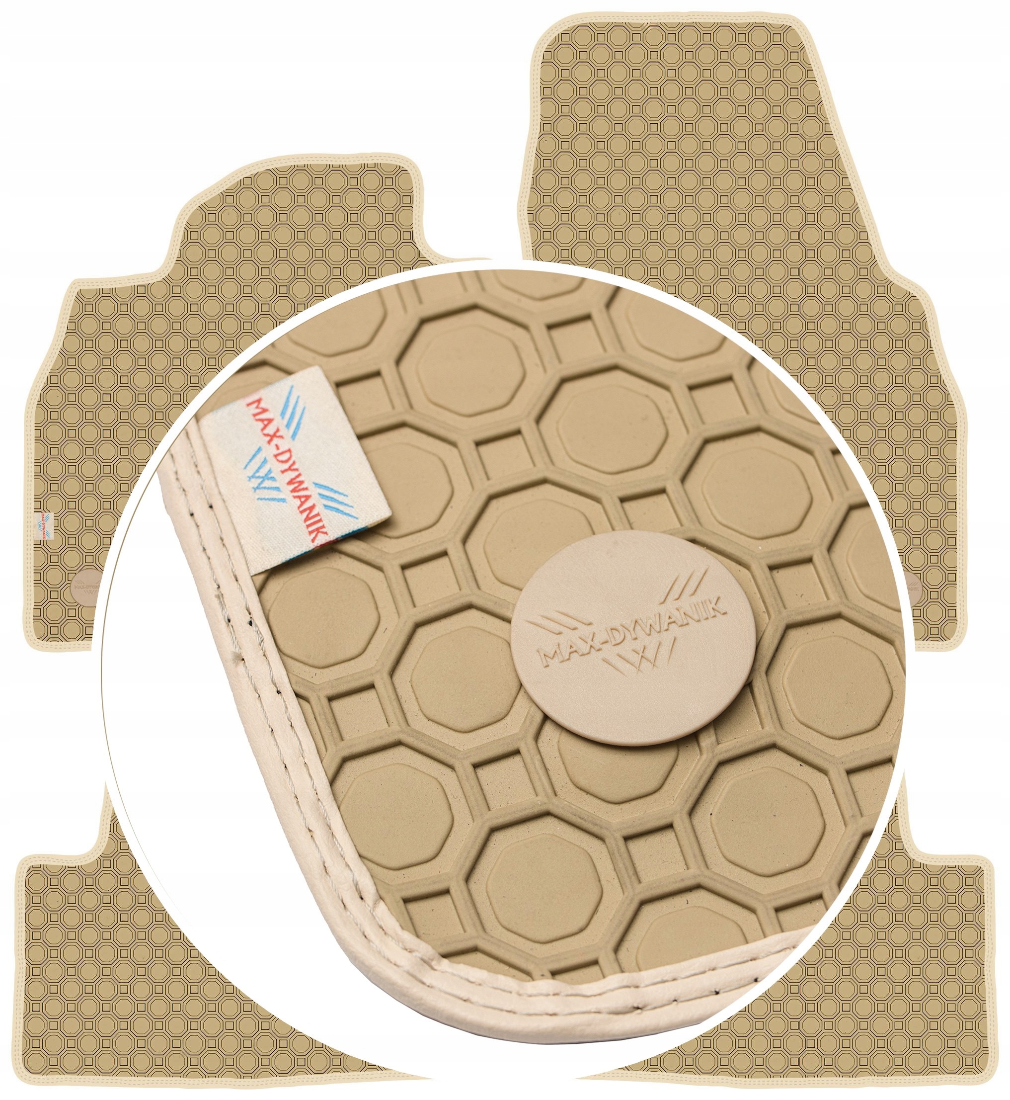 Audi A1 II 2017 Béžové koberčeky