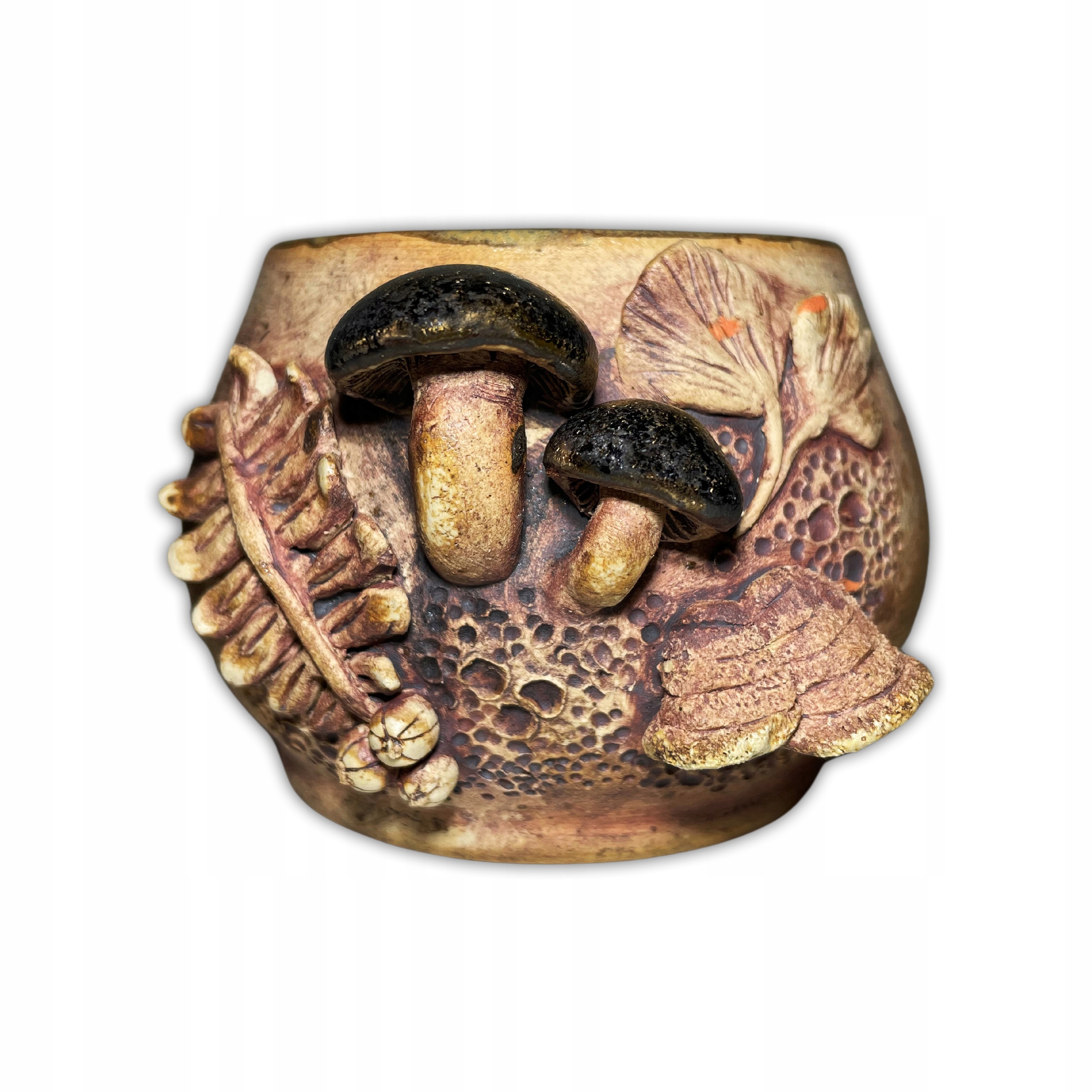 Hrnek S ČarodějnickýMI Houbami Ručně vyráběný Keramický Elegantní Ozdobný 250ml