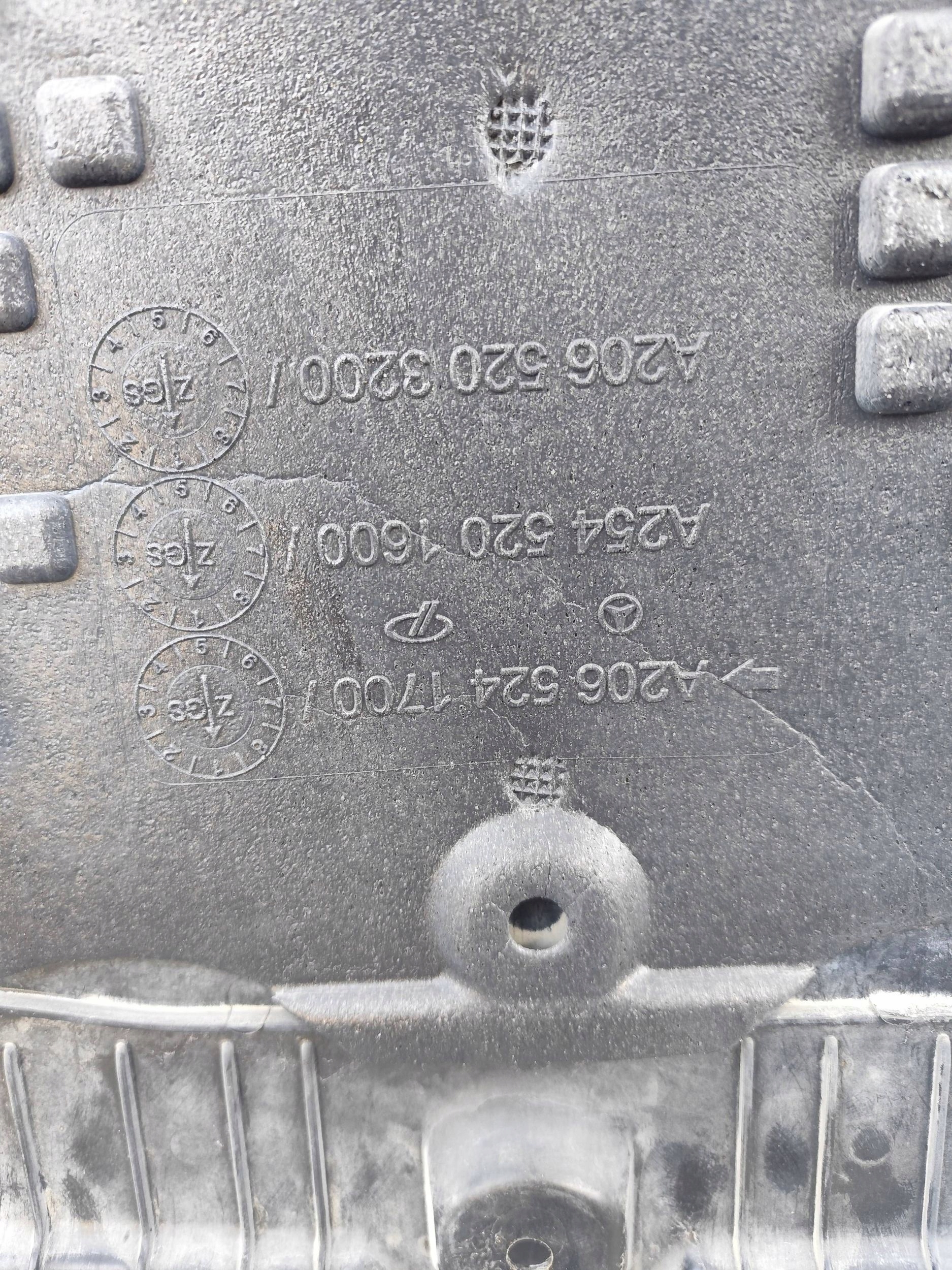 MERCEDES W206 C-KLASA cover cover below engine A2065241700