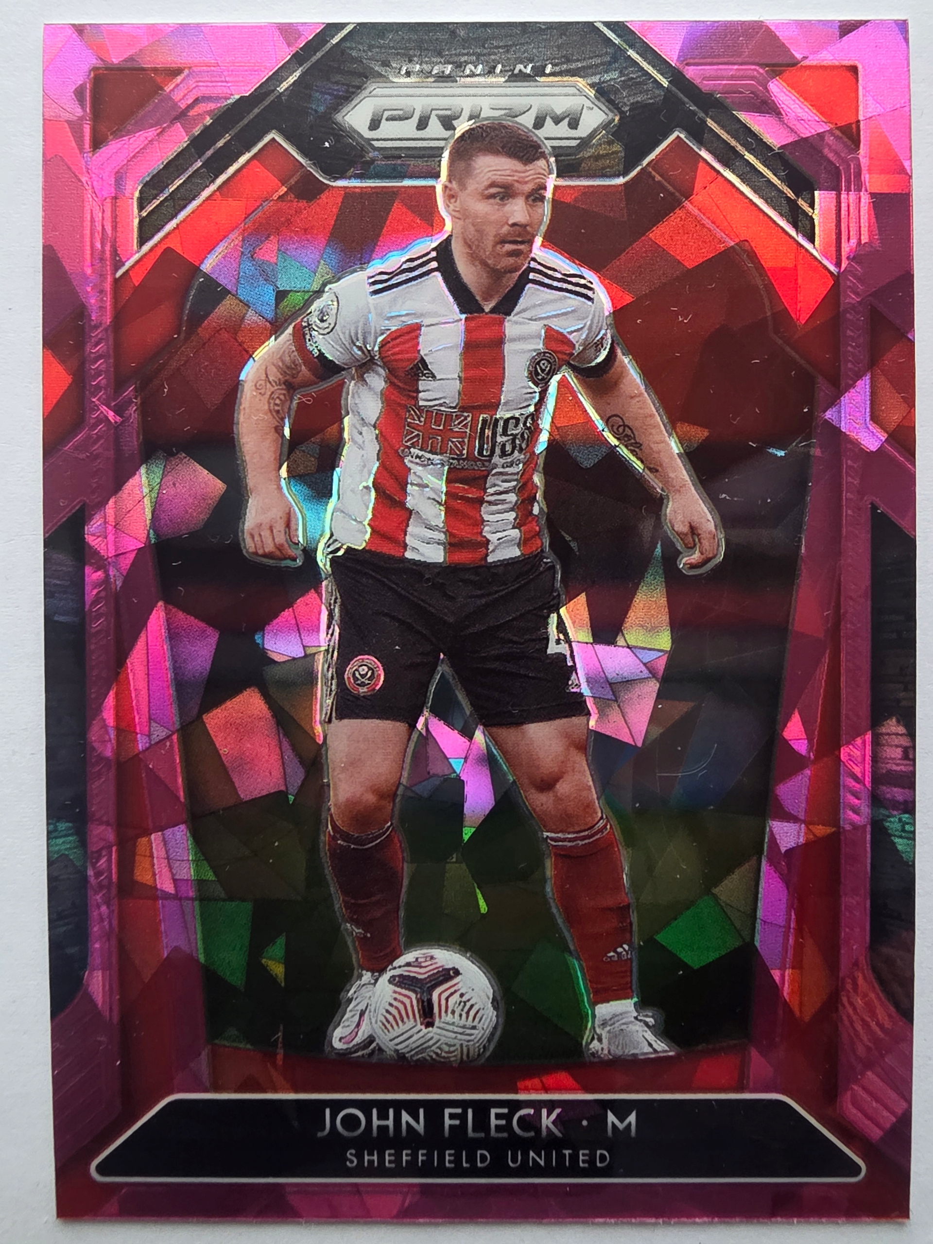 2020-21 Panini Prizm Epl John Fleck Sheffield United Pink /a