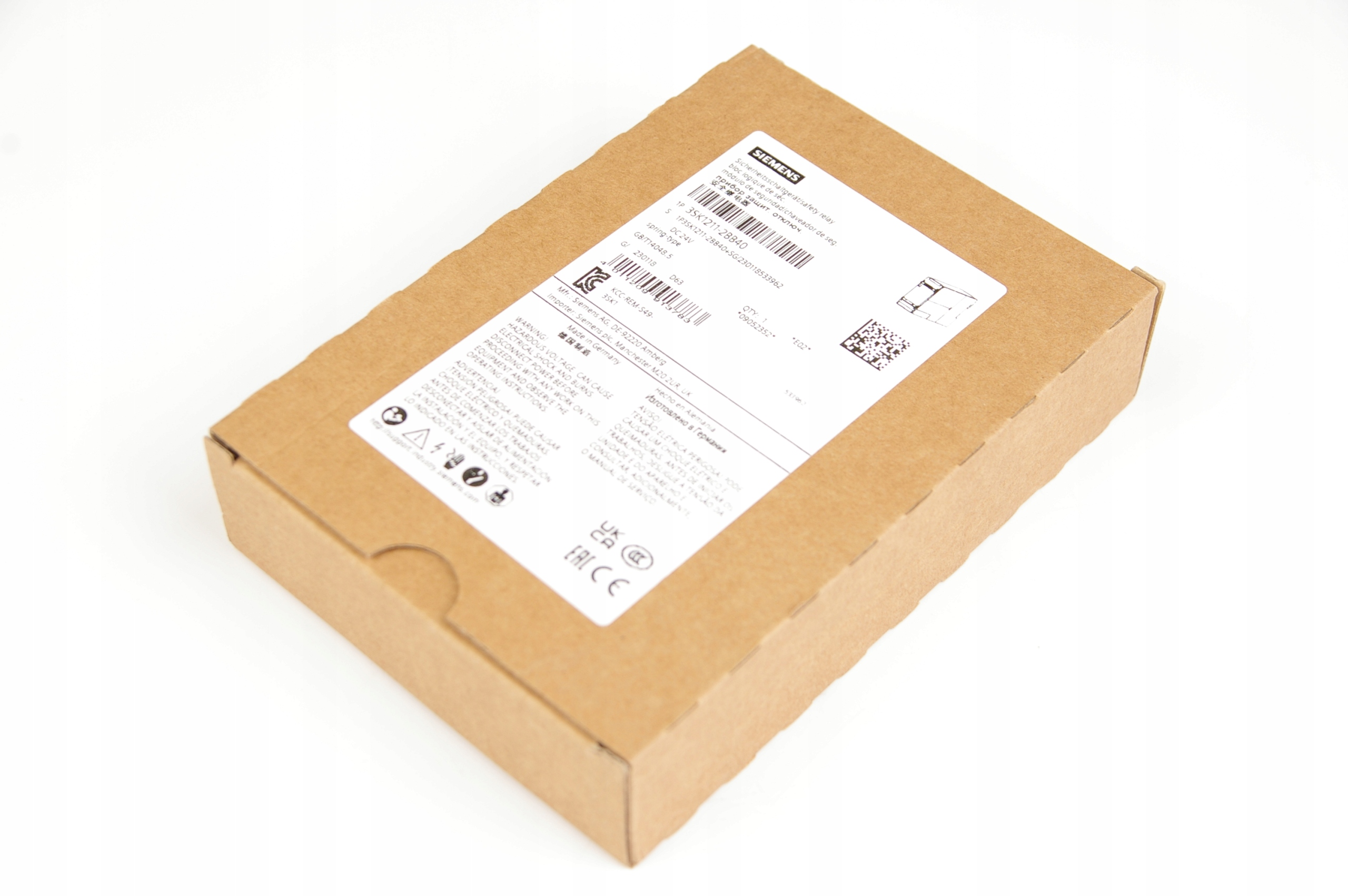 Siemens 3SK1211-2BB40 Sirius Bezpečnostní reléový modul