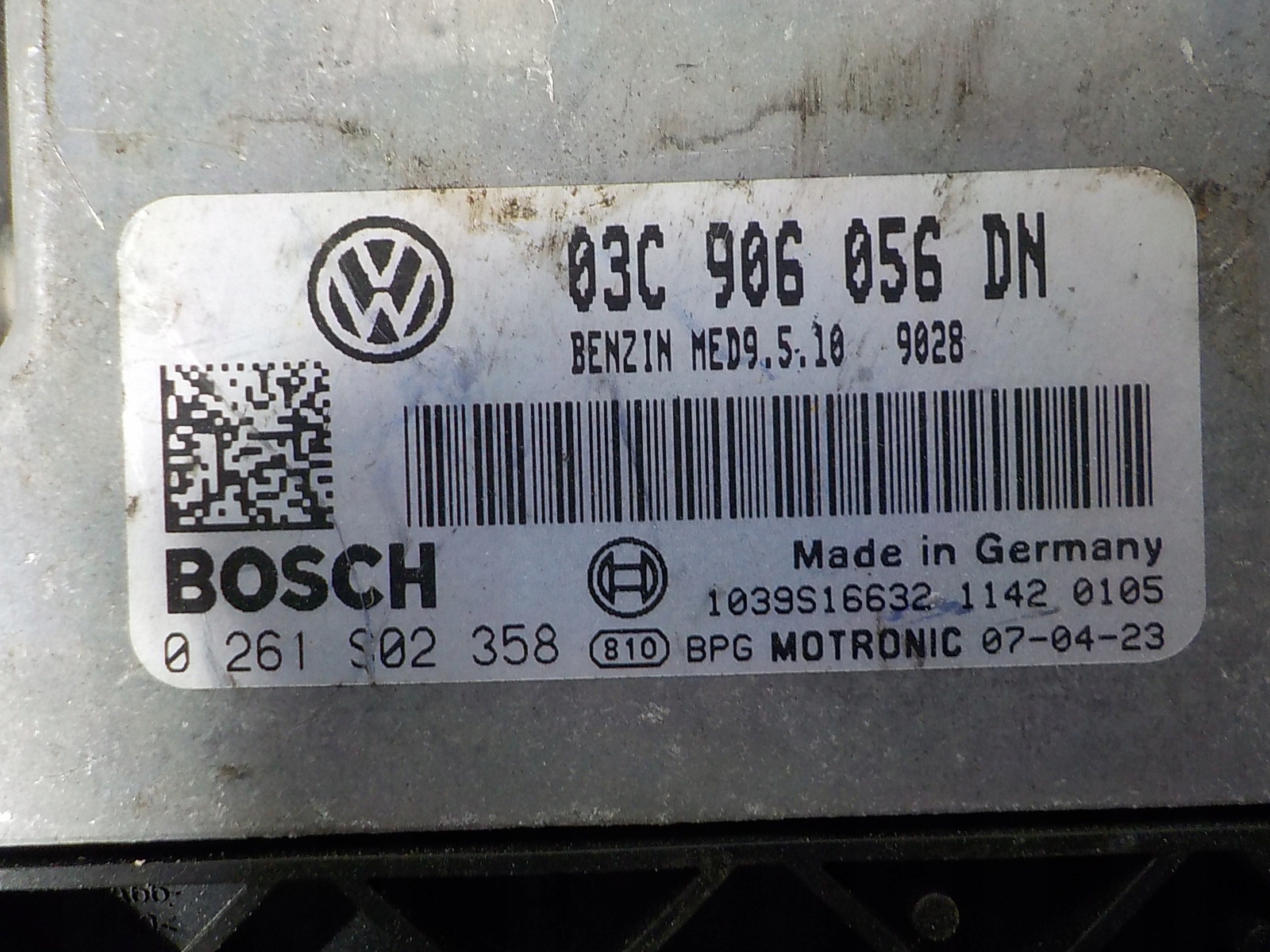 VW Computer Bedienteil 03C906056DN 0261S02358